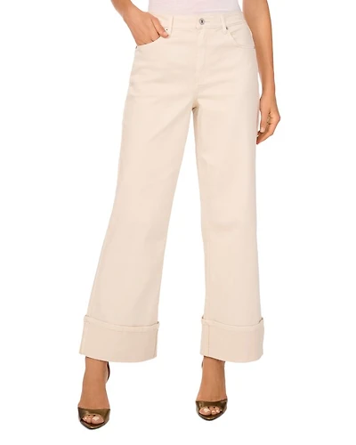 High Rise Flared Jeans New Ivory
