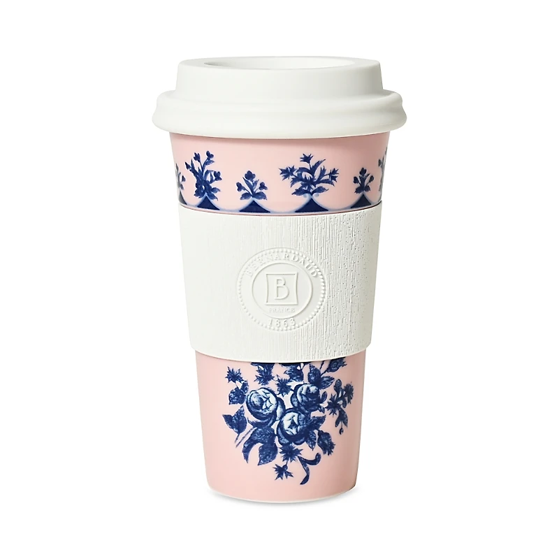 Bernardaud Chateaubriand Pink Travel Mug