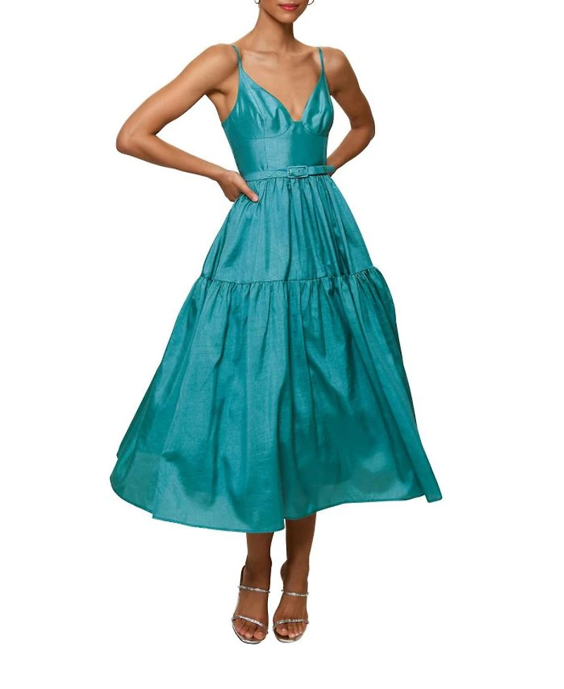 Atherton Fit & Flare Midi Dress