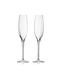 Waterford Elegance Optic Classic Champagne Flute, Set of 2