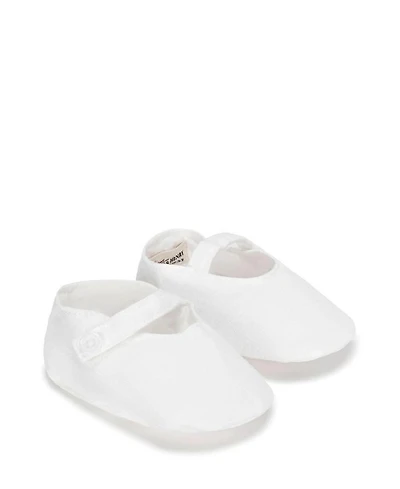 Unisex Linen Button Strap Soft Shoe - Baby
