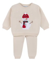 Boys' Holiday Snowman Knit Set - Baby, Little Kid
