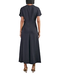 Rowe Ruched Front Workwear Dress