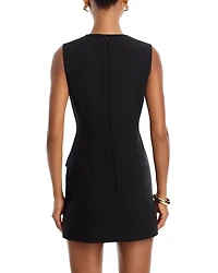 Azra Twill Sleeveless Dress