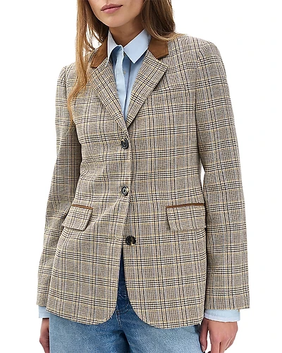 rag & bone Evia Plaid Blazer