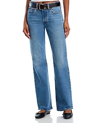 Wedgie High Rise Boot Cut Stretch Jeans Fair Point