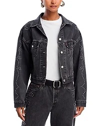 Levi's Shrunken '90s Studded Denim Jacket