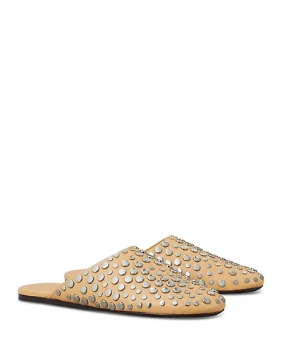 Women's Studded Mule Flats