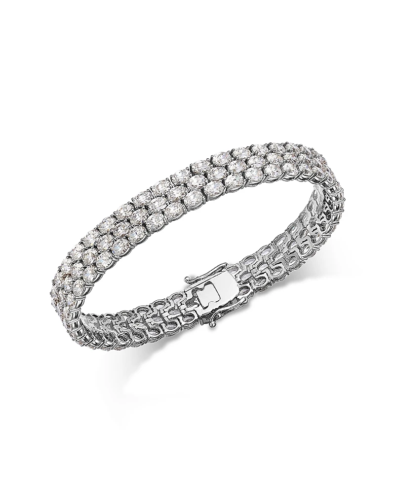 Bloomingdale's Fine Collection Certified Lab Grown Diamond Multirow Bracelet
