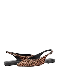 Women's Gabraly Calf Hair Slingback Flats