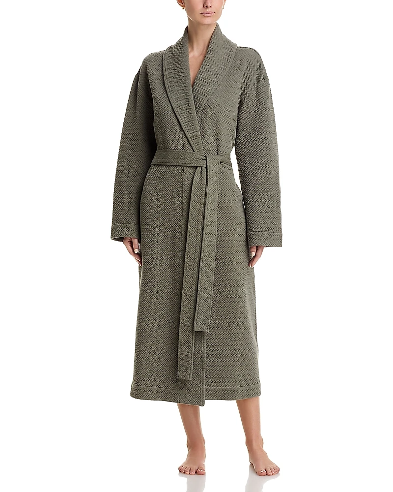 Hudson Park Collection Text Chevron Robe