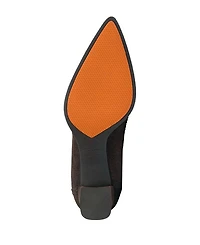 Women's Suede Mid-Heel Pump