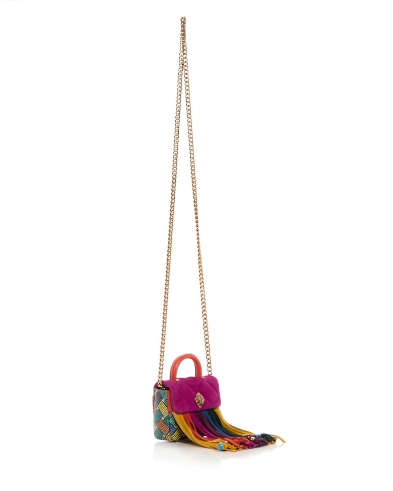Micro Kensington Tassel Suede Bag