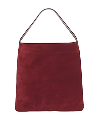 Gerard Darel Lady Paprika Red Suede Hobo Bag