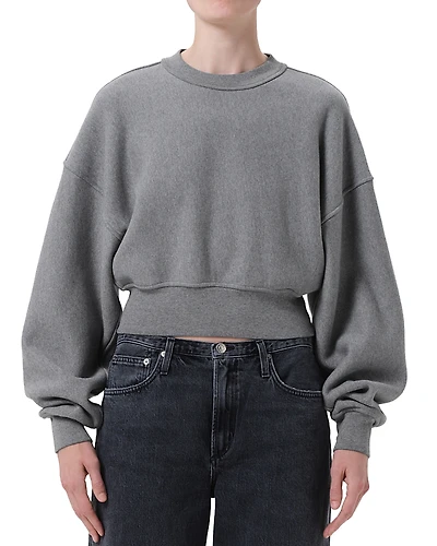 Agolde Kit Shrunken Crewneck Sweater