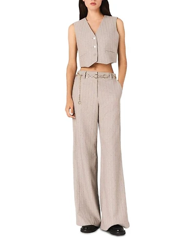 Rhinestone Suit Trousers