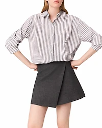 Maje Mixed Media Dress