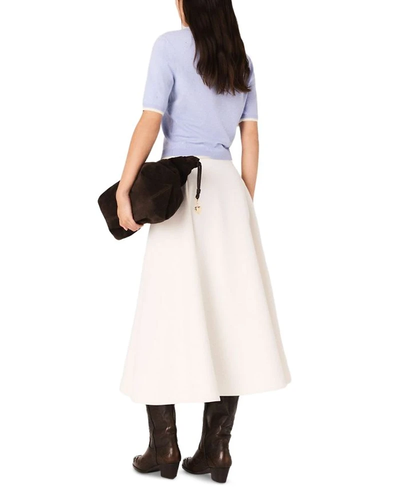Wool Short Sleeve Sweater