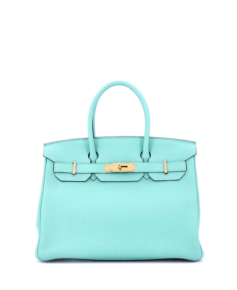 Pre-Owned HERMES Birkin Handbag Togo with Gold Hardware