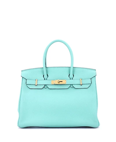 Pre-Owned HERMES Birkin Handbag Togo with Gold Hardware