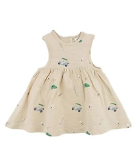 Girls' S25 Golf Print Lily Tank Dress - Little Kid