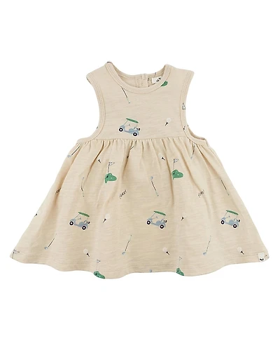 oh baby! Girls' S25 Golf Print Lily Tank Dress