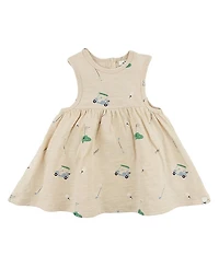 oh baby! Girls' S25 Golf Print Lily Tank Dress