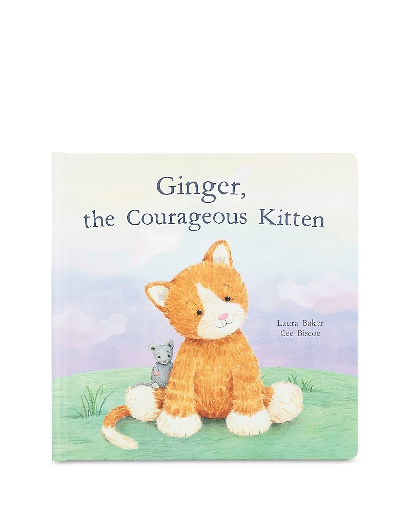 Jellycat Ginger, the Courageous Kitten Book - Ages 0+