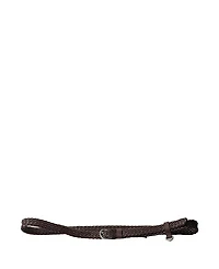 Prada Narrow Braided Leather Belt