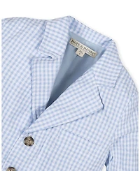 Unisex Hope & Henry Boys' Organic Classic Seersucker Suit Jacket
