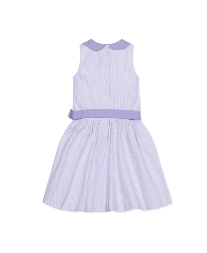 Girls' Peter Pan Collar Seersucker Dress - Baby, Little Kid, Big Kid