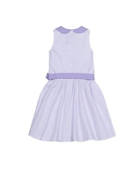 Girls' Peter Pan Collar Seersucker Dress - Baby, Little Kid, Big Kid