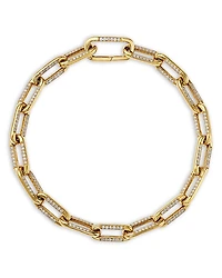 Bloomingdale's Fine Collection Diamond Open Link Bracelet