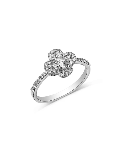 Bloomingdale's Fine Collection Diamond Clover Ring