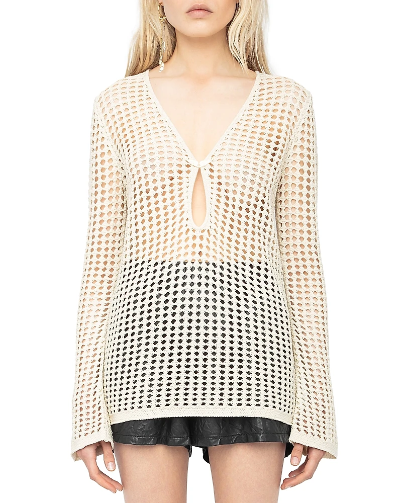 Zadig & Voltaire Rany Crochet Sweater