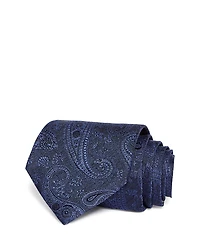 Canali Silk Classic Textured Paisley Tie