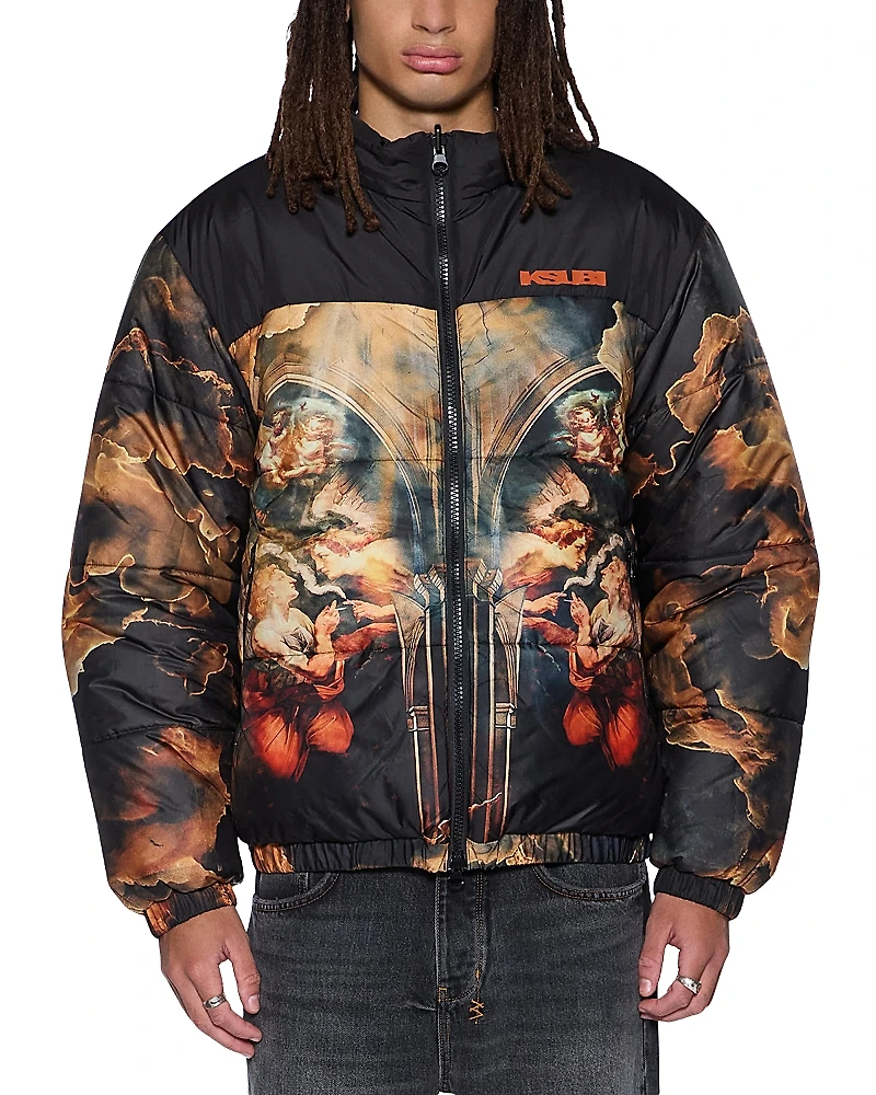 Ksubi Holy Printed Puffer Jacket