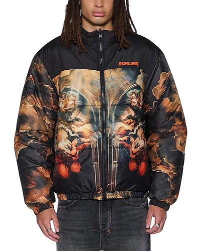 Ksubi Holy Printed Puffer Jacket