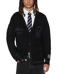 Ksubi Playoff Patch Cardigan Sweater
