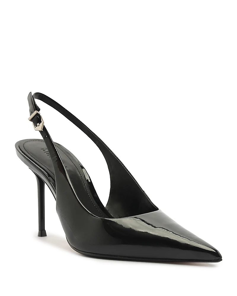 Schutz Women's Paola Patent Leather Classic Slingback Pumps
