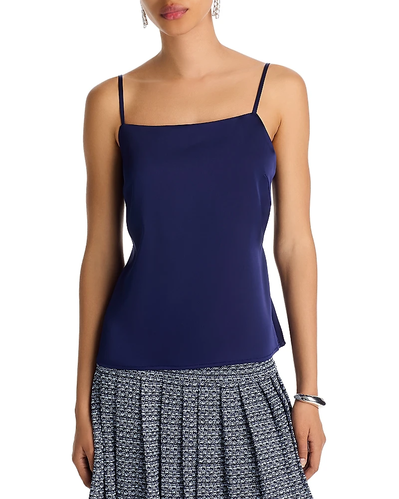 Misook x Lani Lynn Square Neck Crepe de Chine Cami
