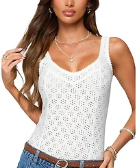 Edikted Clementina Eyelet Bodysuit