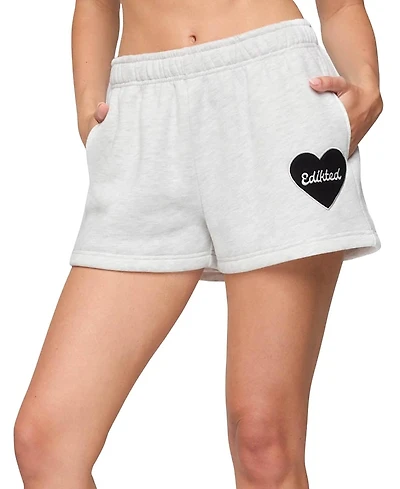Edikted Big Love Sweat Shorts