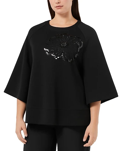 Marina Rinaldi Roen Black Sweatshirt