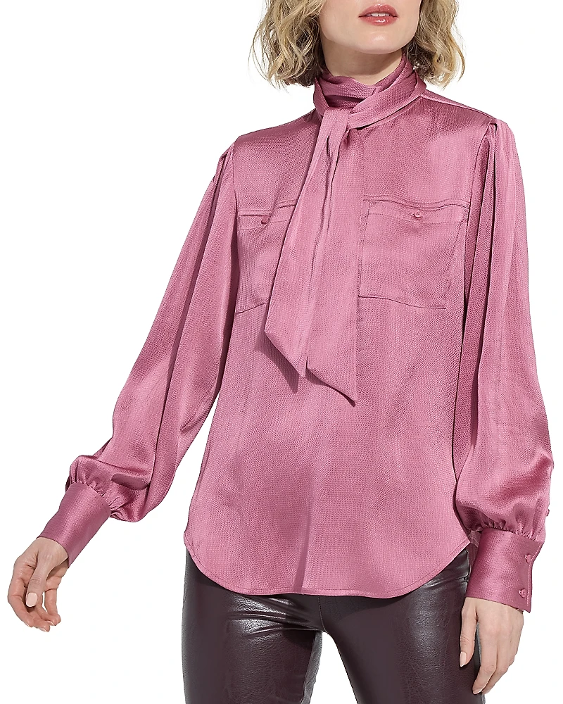 Lysse Daiane Utility Scarf Blouse