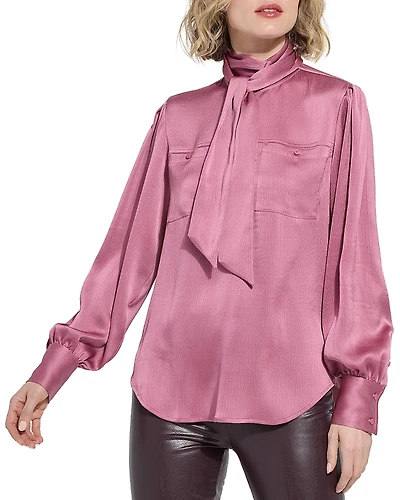 Lysse Daiane Utility Scarf Blouse