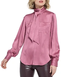 Lysse Daiane Utility Scarf Blouse
