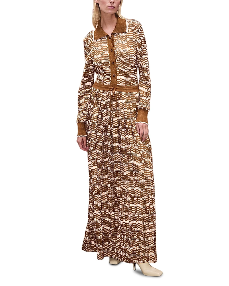 Alemais Stephanie Knit Shirt Dress