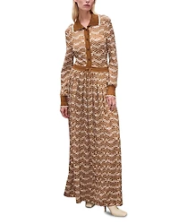 Alemais Stephanie Knit Shirt Dress