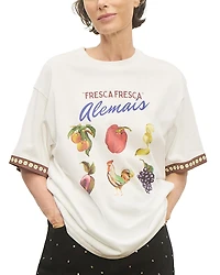 Alemais Mercado Fresca Graphic Tee